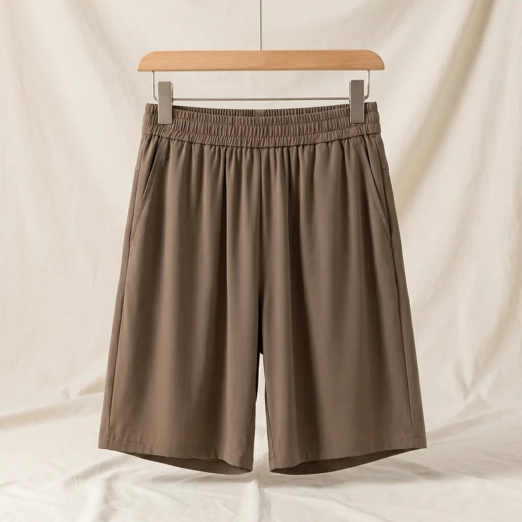 Women's Light Brown Lowell Cooling Bermuda Shorts