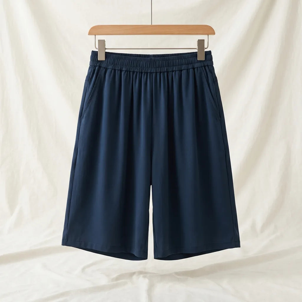 Women's Navy Blue Lowell Cooling Bermuda Shorts