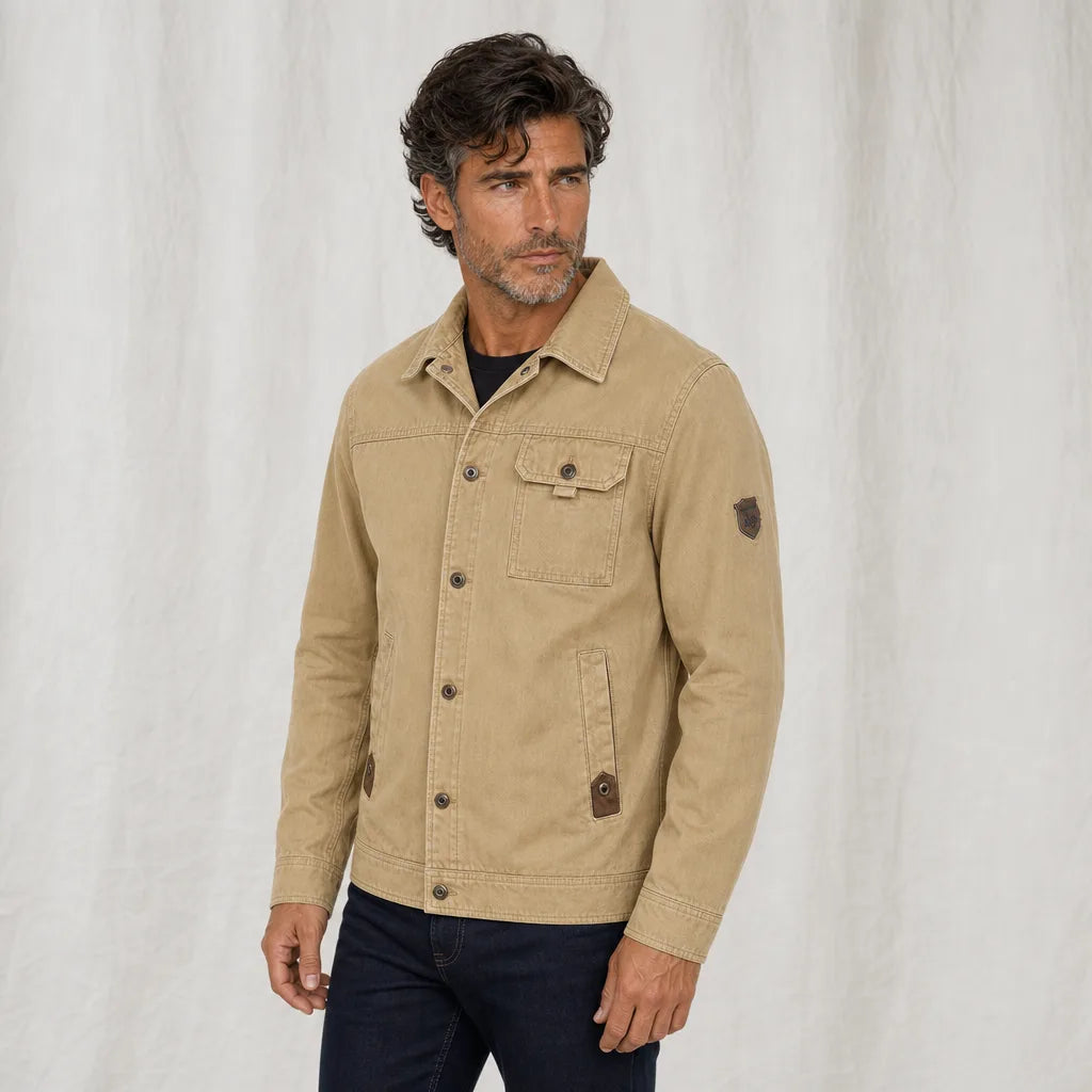 Men's Beige Hearst Multi Pocket Jacket