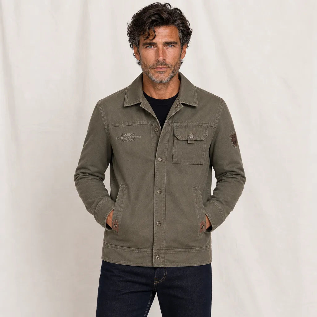 Men's Green Hearst Multi Pocket Jacket