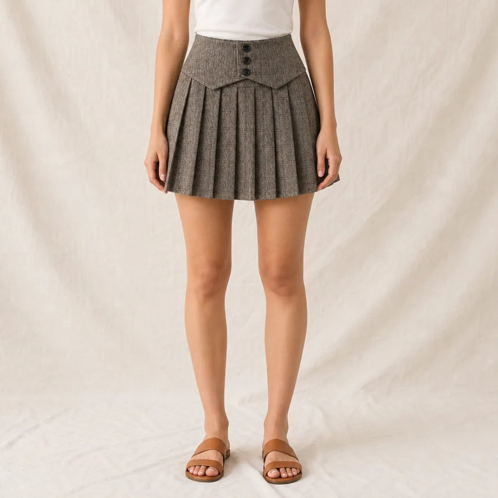 Women's Levine Pleated Midi Skirt