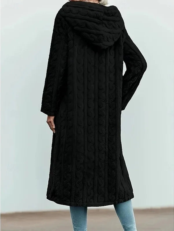 Women's Pierce Hooded Long Coat