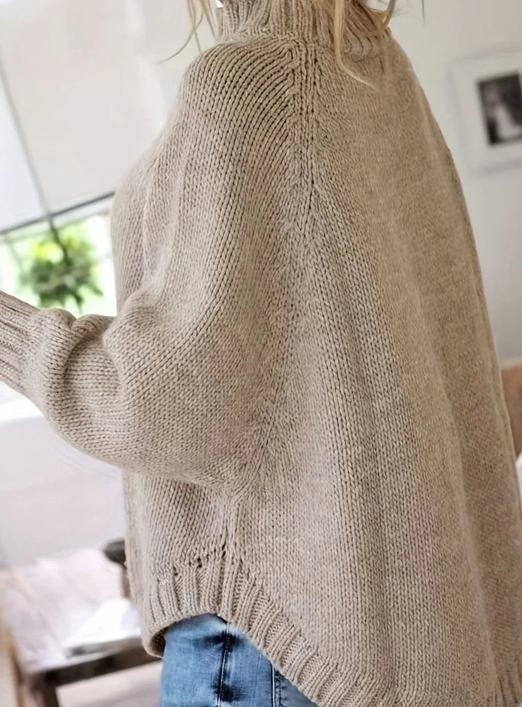 womens sweater khaki.webp