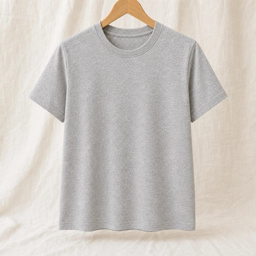 Clara Classic Tee - Color:Light Gray;Size:S