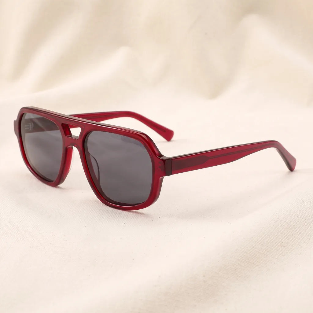 Lisa Square Shades - Color:Red