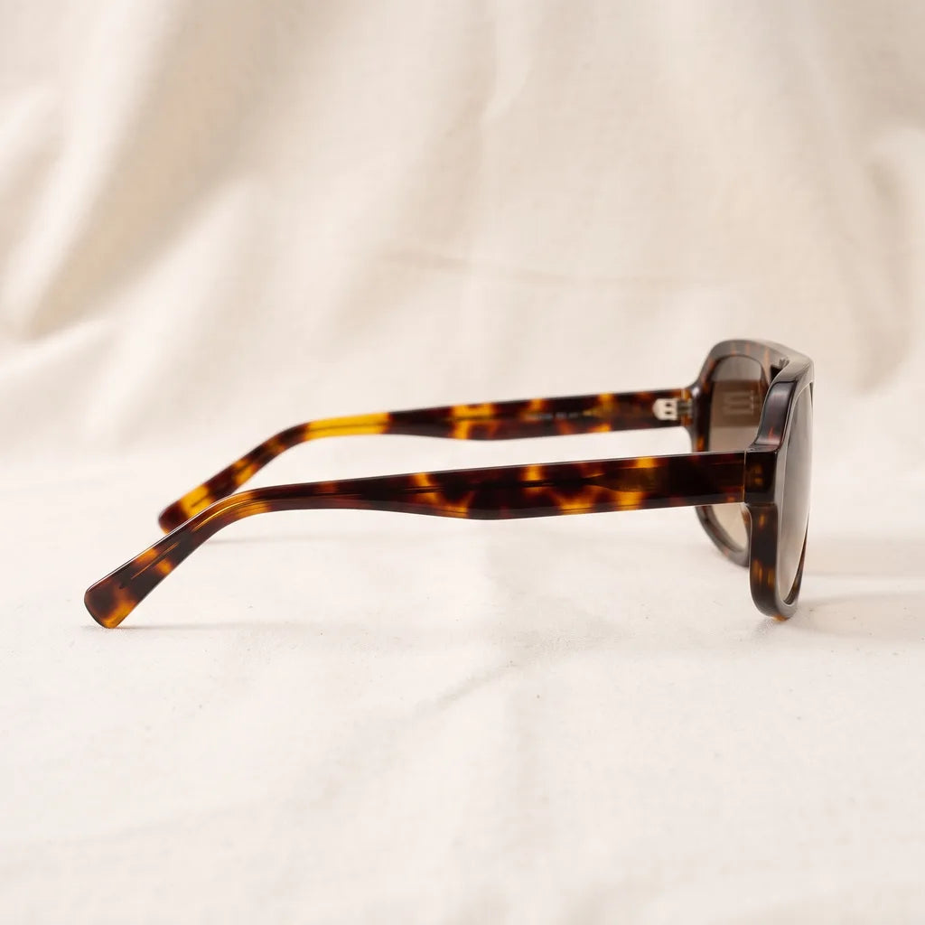 Men's Brown Delilah Double Bridge Shades
