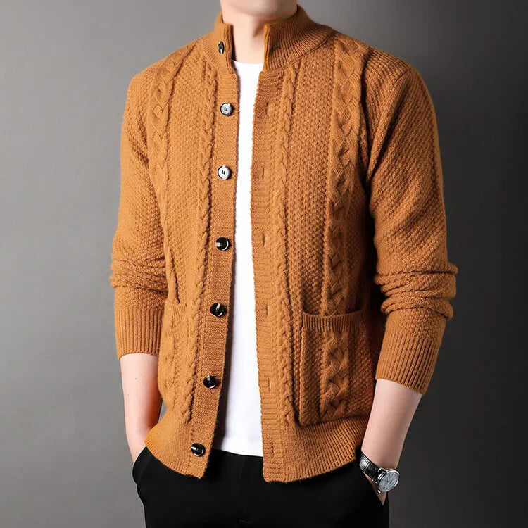 Men's Locke | Men's Knitted Cardigan Jumper