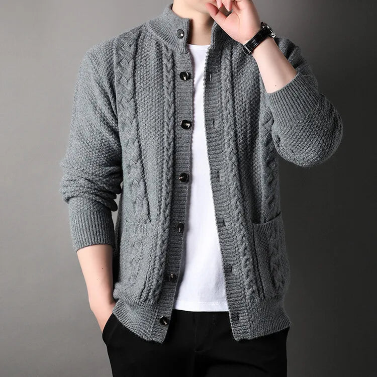 Men's Locke | Men's Knitted Cardigan Jumper