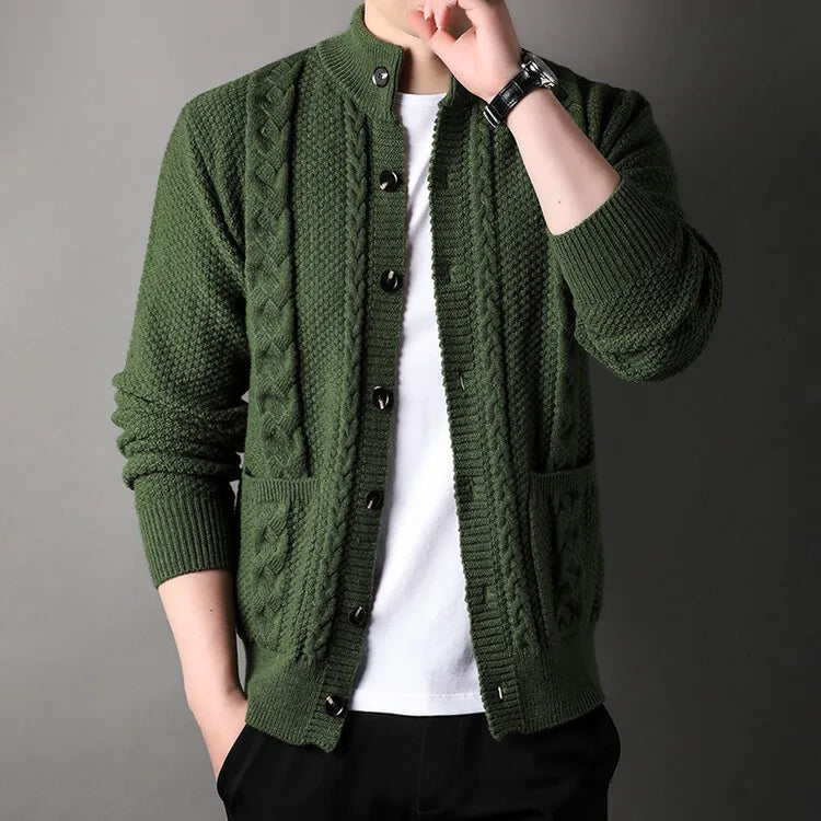 Men's Locke | Men's Knitted Cardigan Jumper