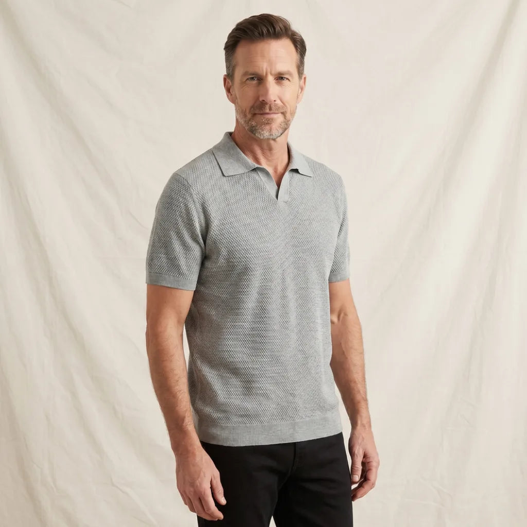 Lucas Cotton Pique Polo