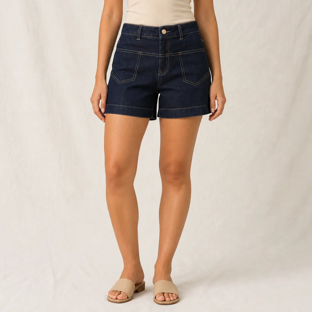 Women's Posy High-Waist Denim Shorts
