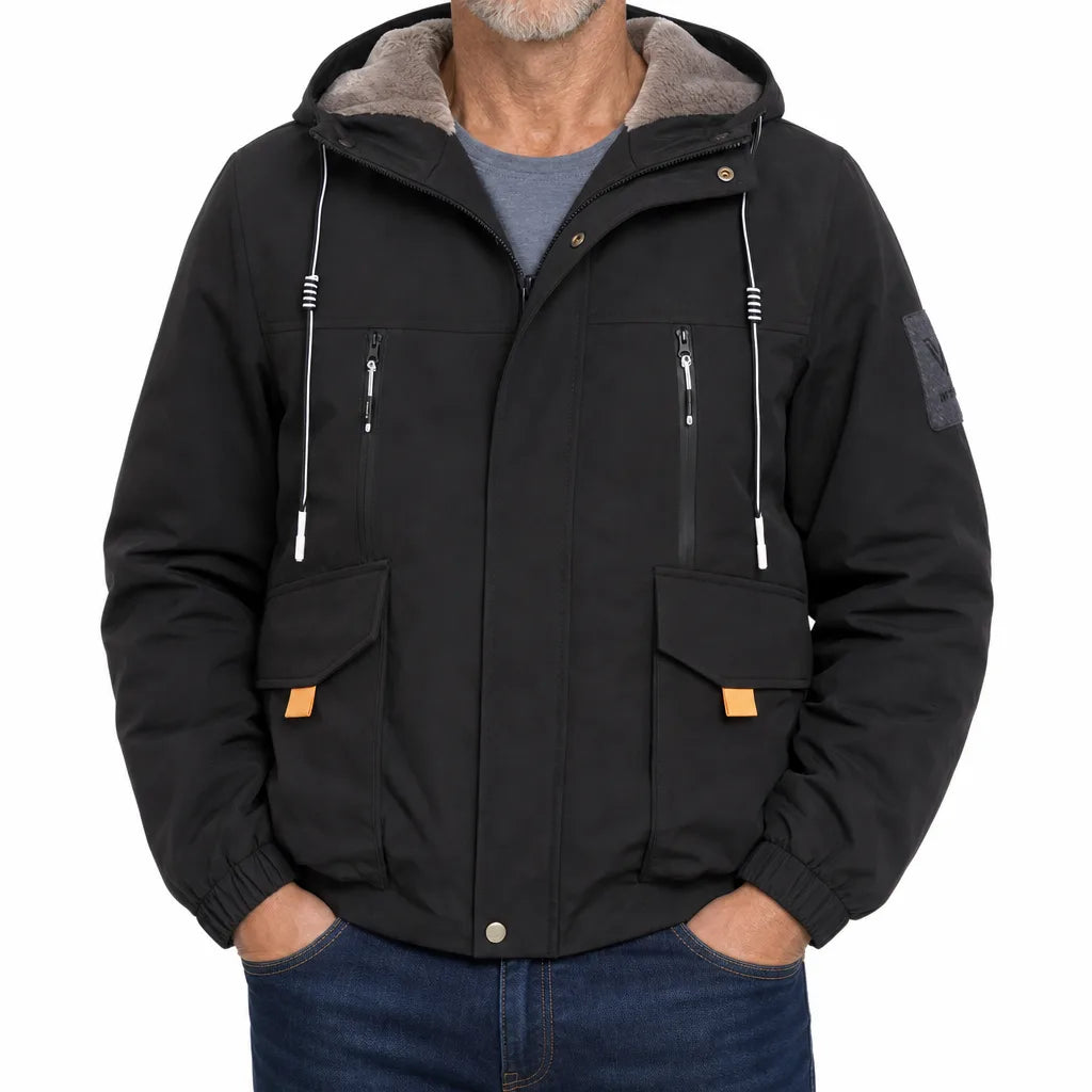 Macallan | Men's Winter Coat - Color:Black;Size:M