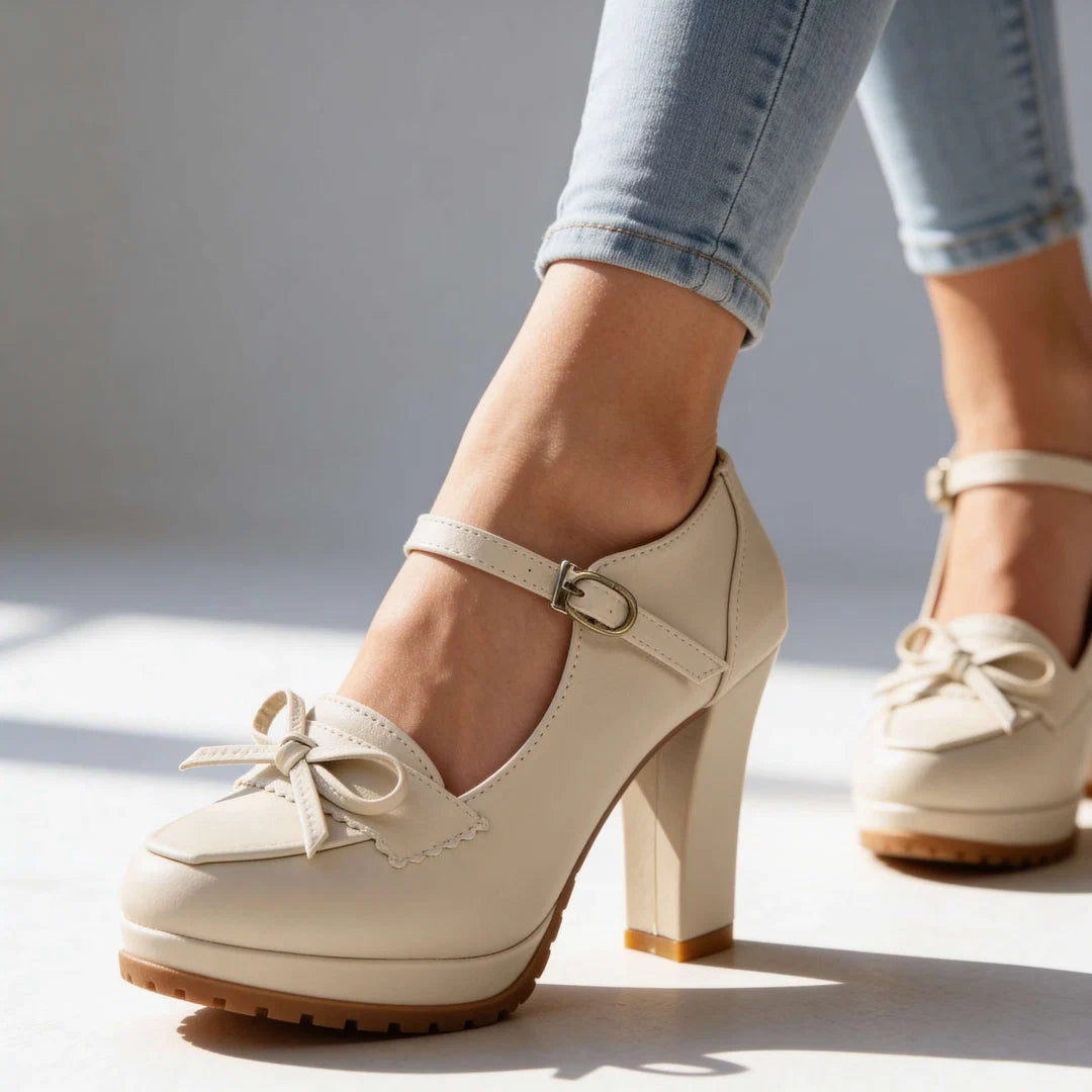 Scarlett | Women's Bow-Tie Mary Jane Heels