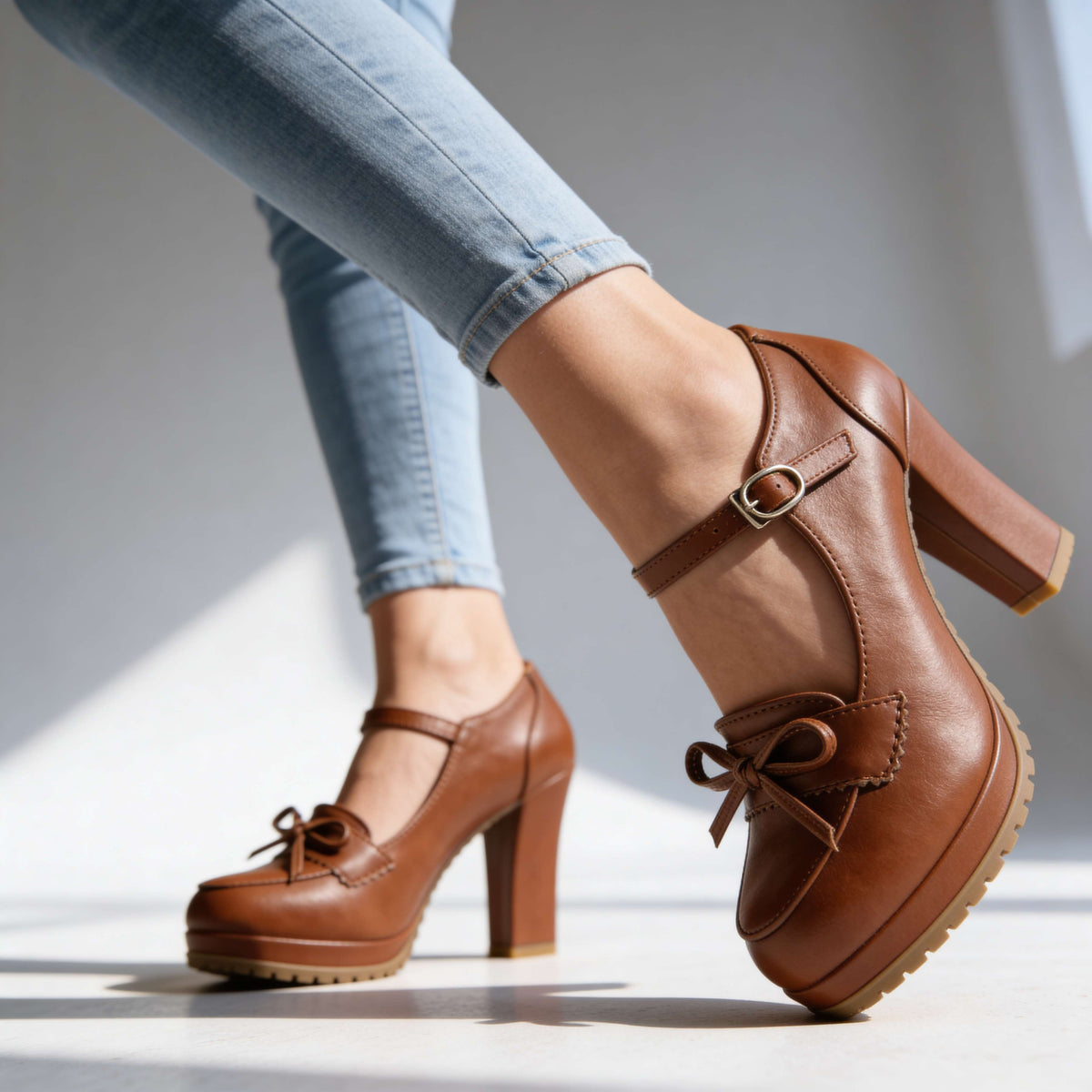 Avery | Women's Bow-Tie Buckle Pumps