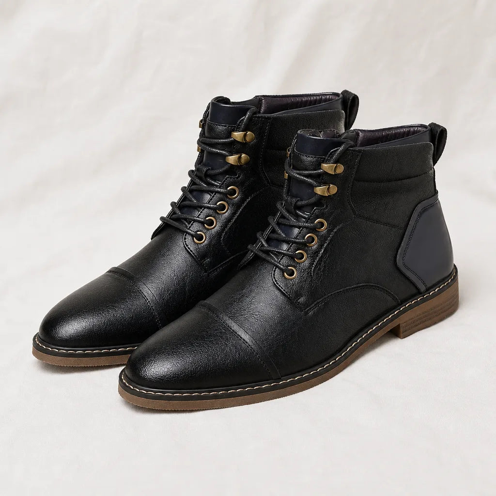 Magnus Chelsea Ankle Boots - Color:Black;Size:39