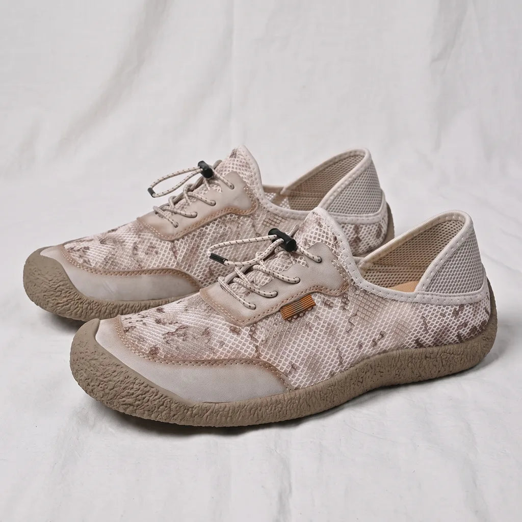 Marlon Slip-On Trainers - Color:Beige;Size:38