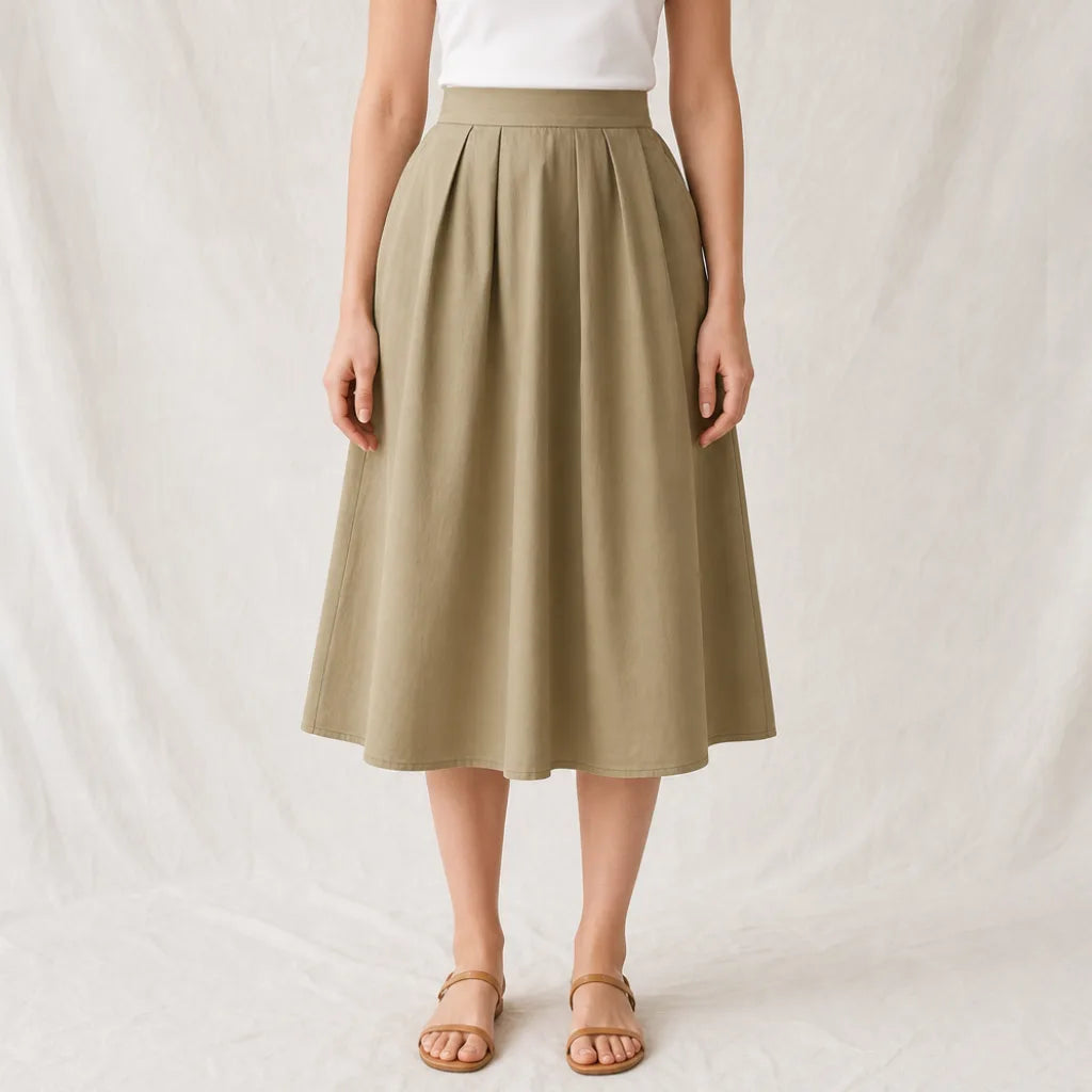 Women's Fenton A Line Midi Skirt
