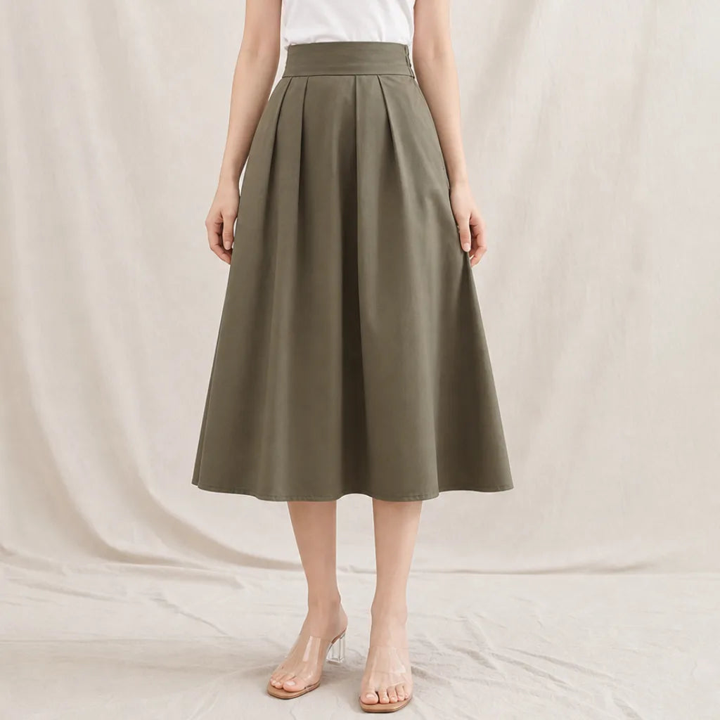 Women's Fenton A Line Midi Skirt