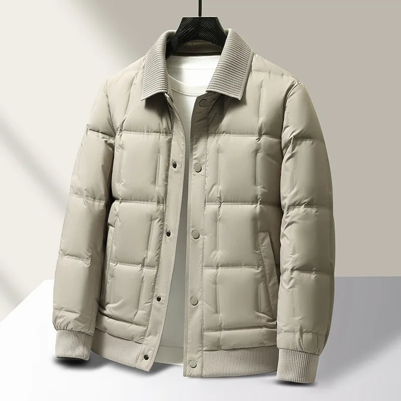 Milford | Men's Puffer Jacket - Beige