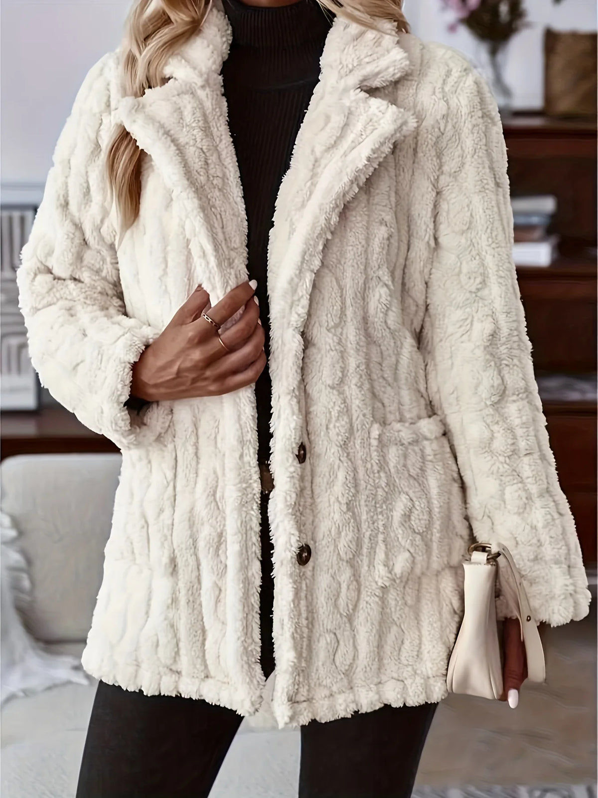 Women's Nieve | Women's Double-Sided Plush Cardigan Coat