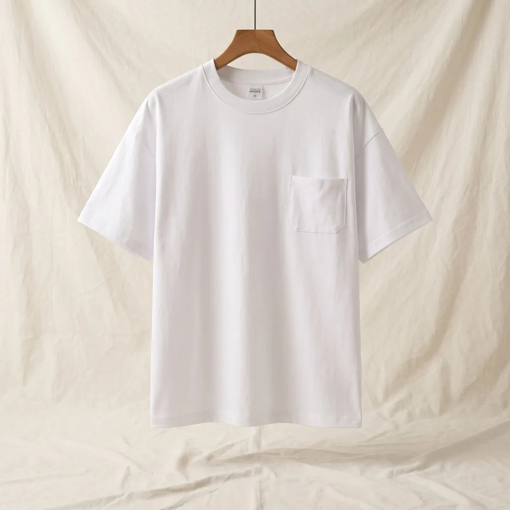 Noah Cotton Pocket T-Shirt - Color:White;Size:XS