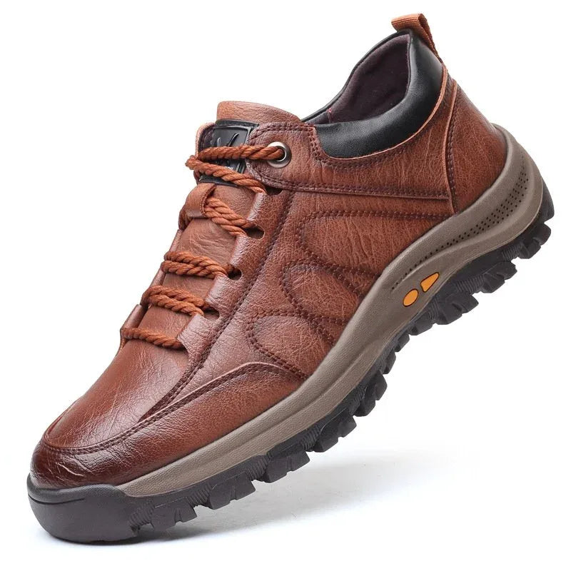 Nola | Men's Orthopaedic Shoes - Color:Brown;Size:39