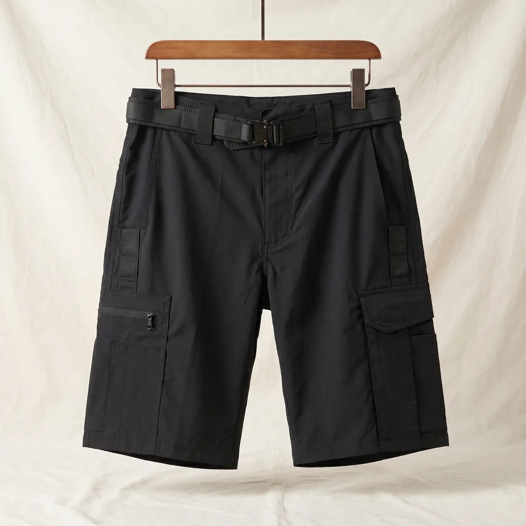 Norman Multi-Pocket Cargo Shorts - Color:Black;Size:XS