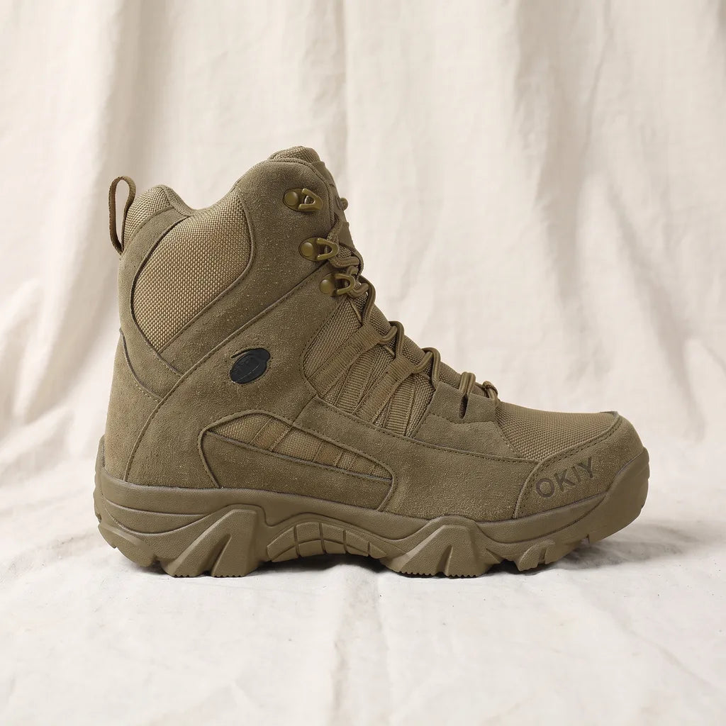 Men's Brown Alessandra High-Top Hiking Boots