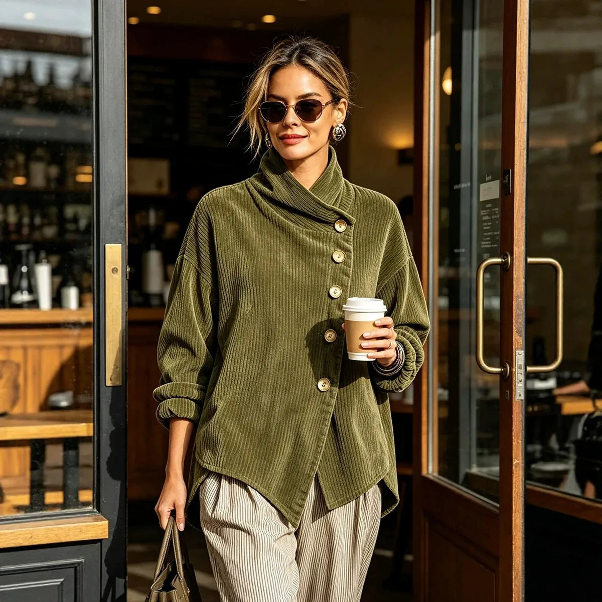 Women's Patience | Women's Textured High-Collar Jumper