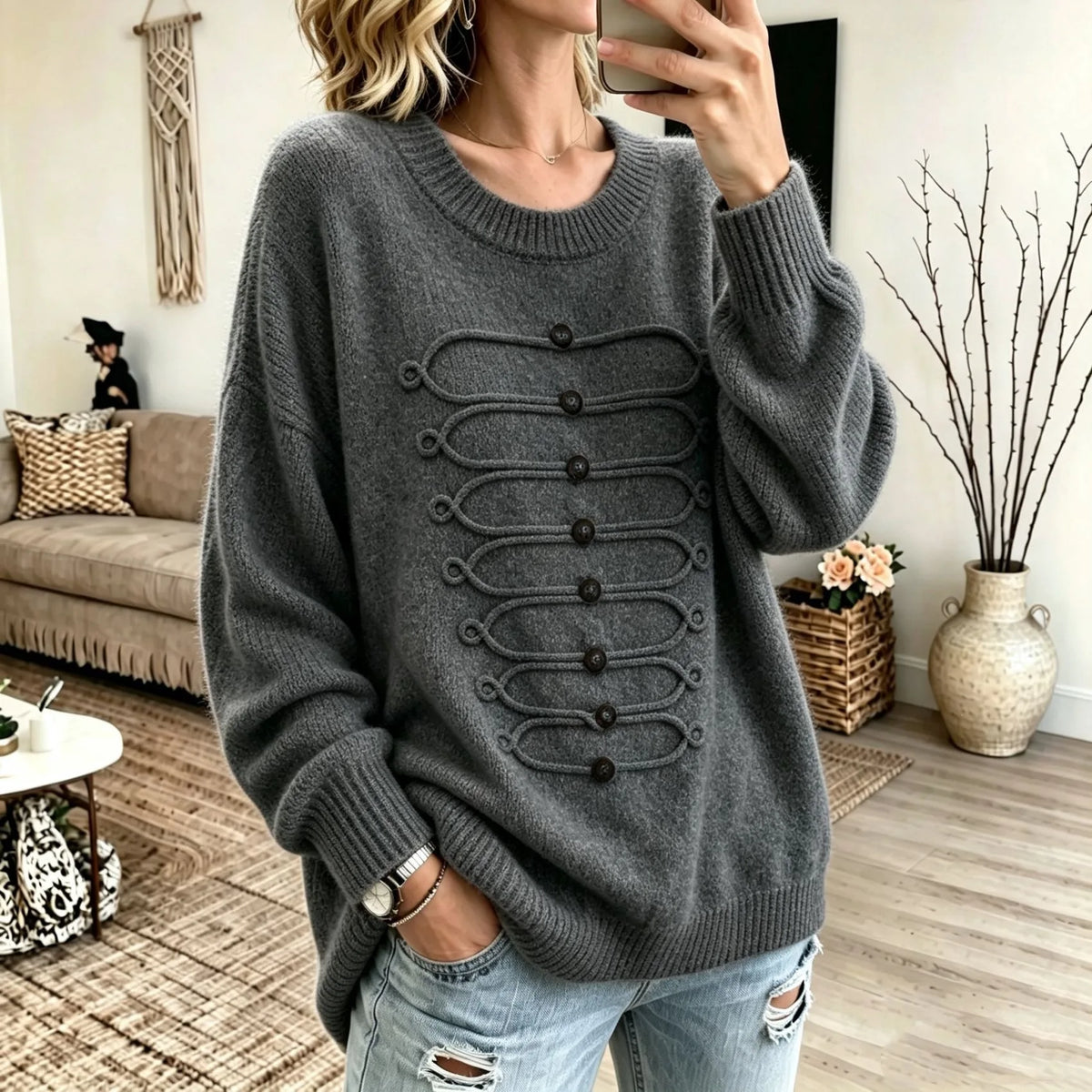 Women's Paxton | Women's Textured Knitted Jumper
