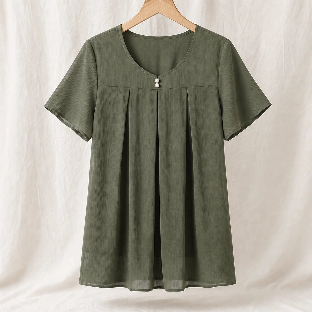 Chandler Summer Pullover - Color:Peacock Green;Size:M
