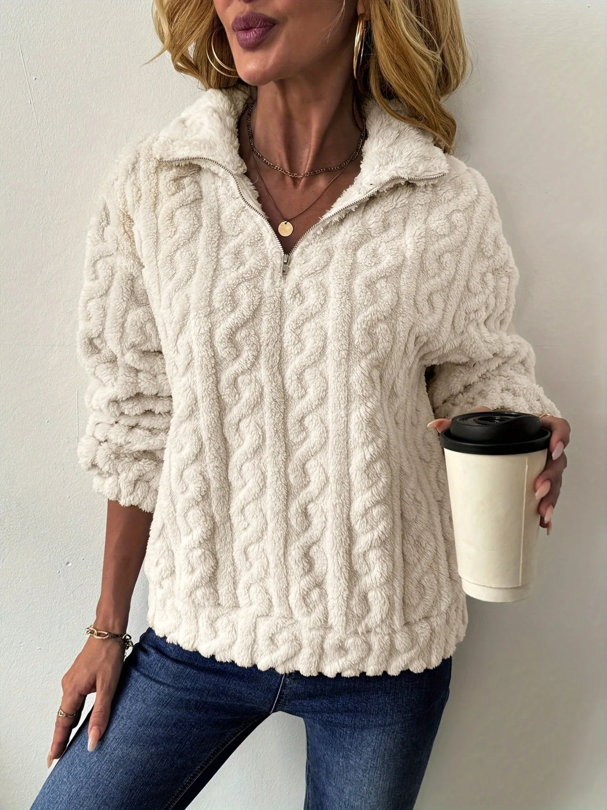 Women's Half-Zip Plush Pullover1.jpg