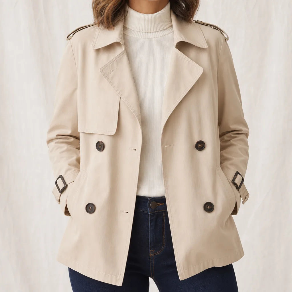Pennington | Women's Trench Jacket - Color:Beige;Size:S