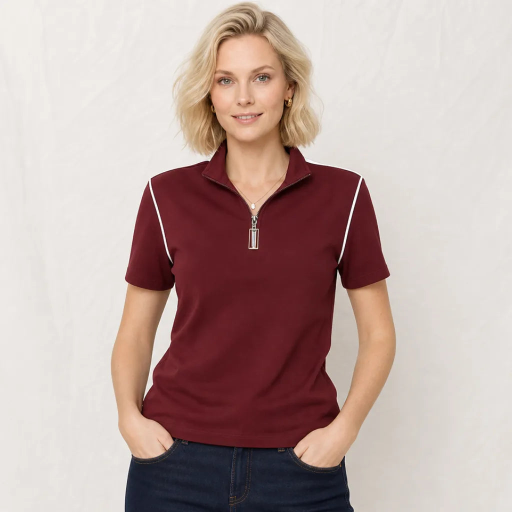 Women's Drake Cotton Polo Top