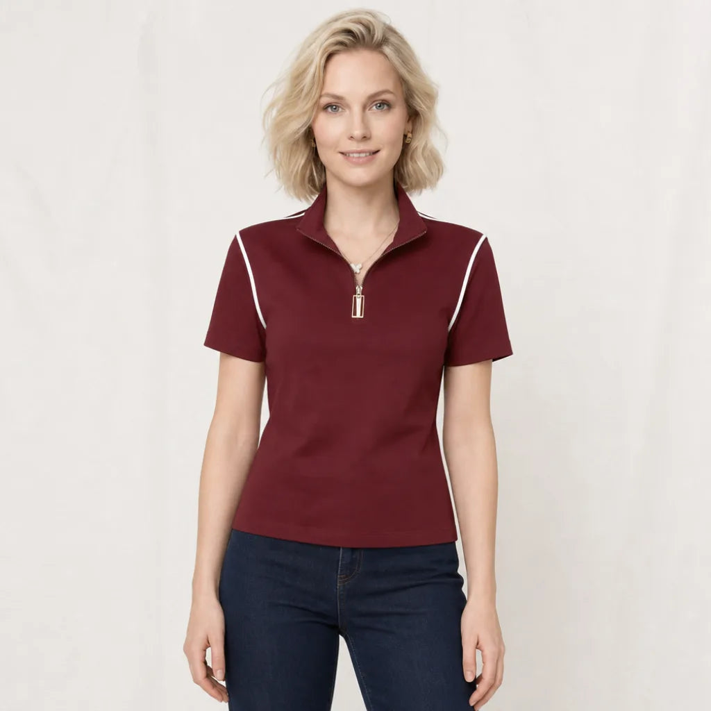 Women's Drake Cotton Polo Top