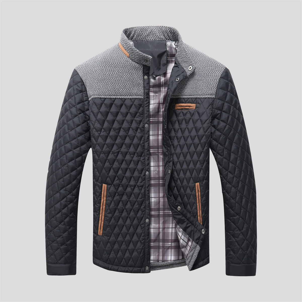 Pierson | Men's Quilted Jacket - Color:Black;Size:XS