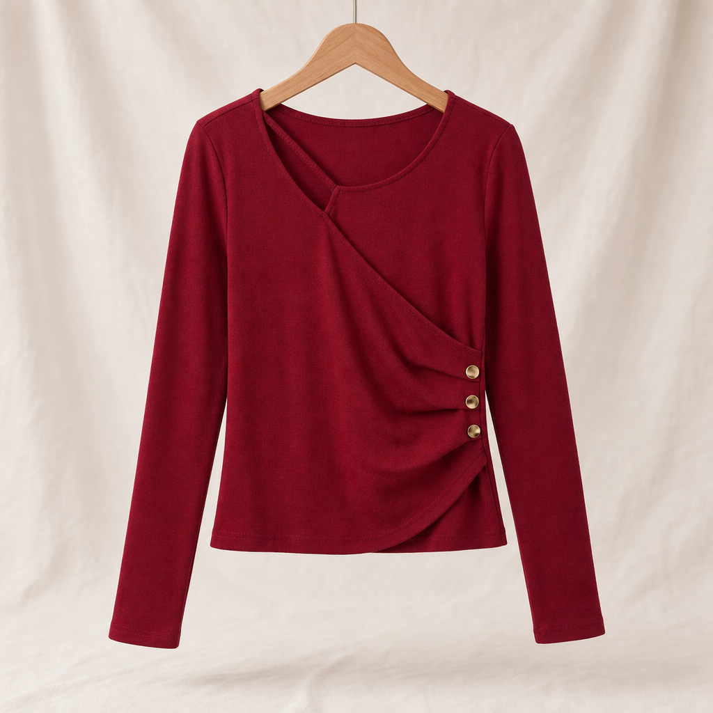 Aria Quinn | Womens Slim Long Sleeve Top