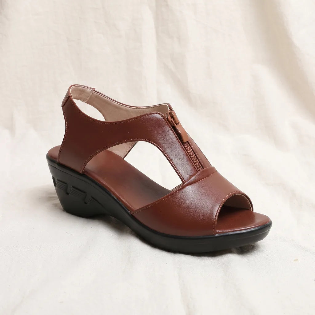 Dudley Wedge Peep-Toe Sandals (Copy)