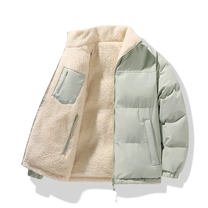 Remington | Men's Reversible Puffer Winter Jacket - Size:XS;Color:Sky Blue