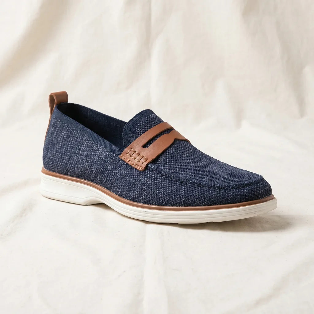 Men's Blue Renfrew Slip-On Loafers