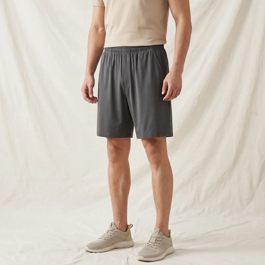 Dark Gray Ridley Ice Modal Shorts 4