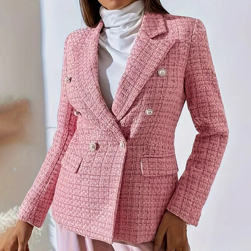Women's Rosa | Women's Tweed Plaid Blazer