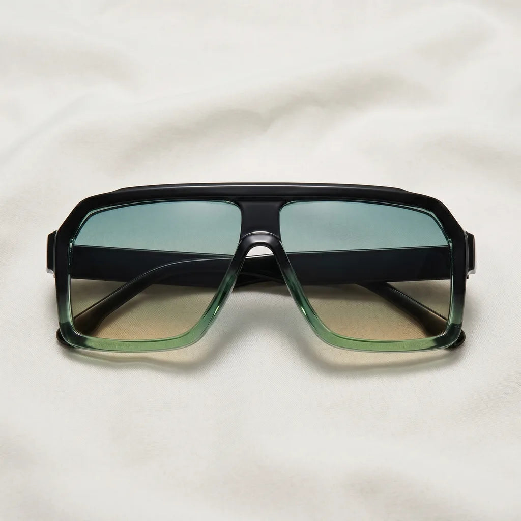 Black Frame Grey Lens Apex Shield Shades (Copy)