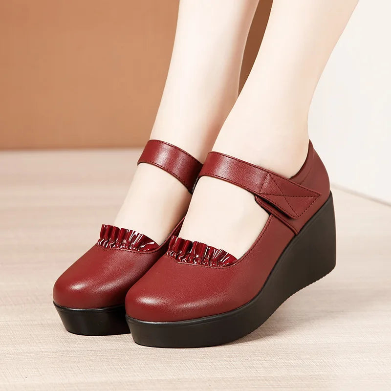 Women's Rutledge | Women's Orthopedic Wedge Mary Jane Shoes