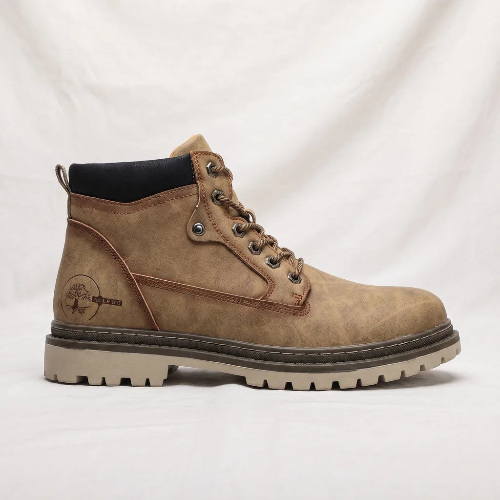 Men's Beige Ryland Lace Up Boots