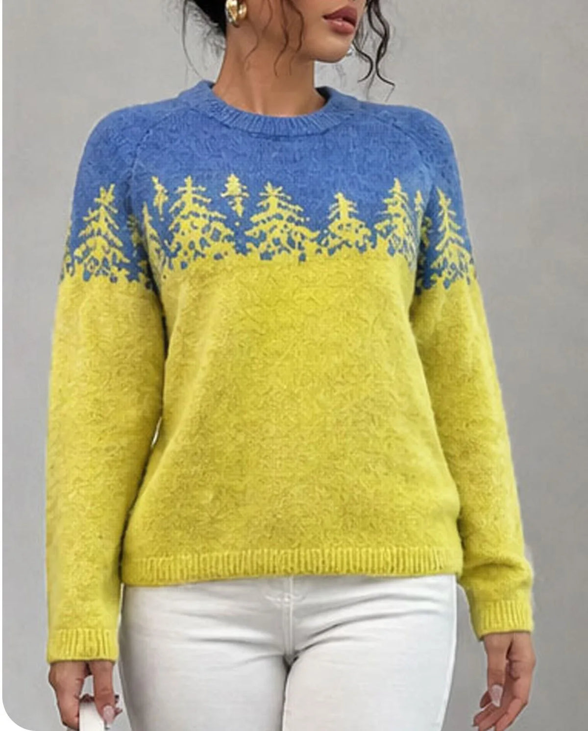 Women's Newman Colorblock Knit Sweater