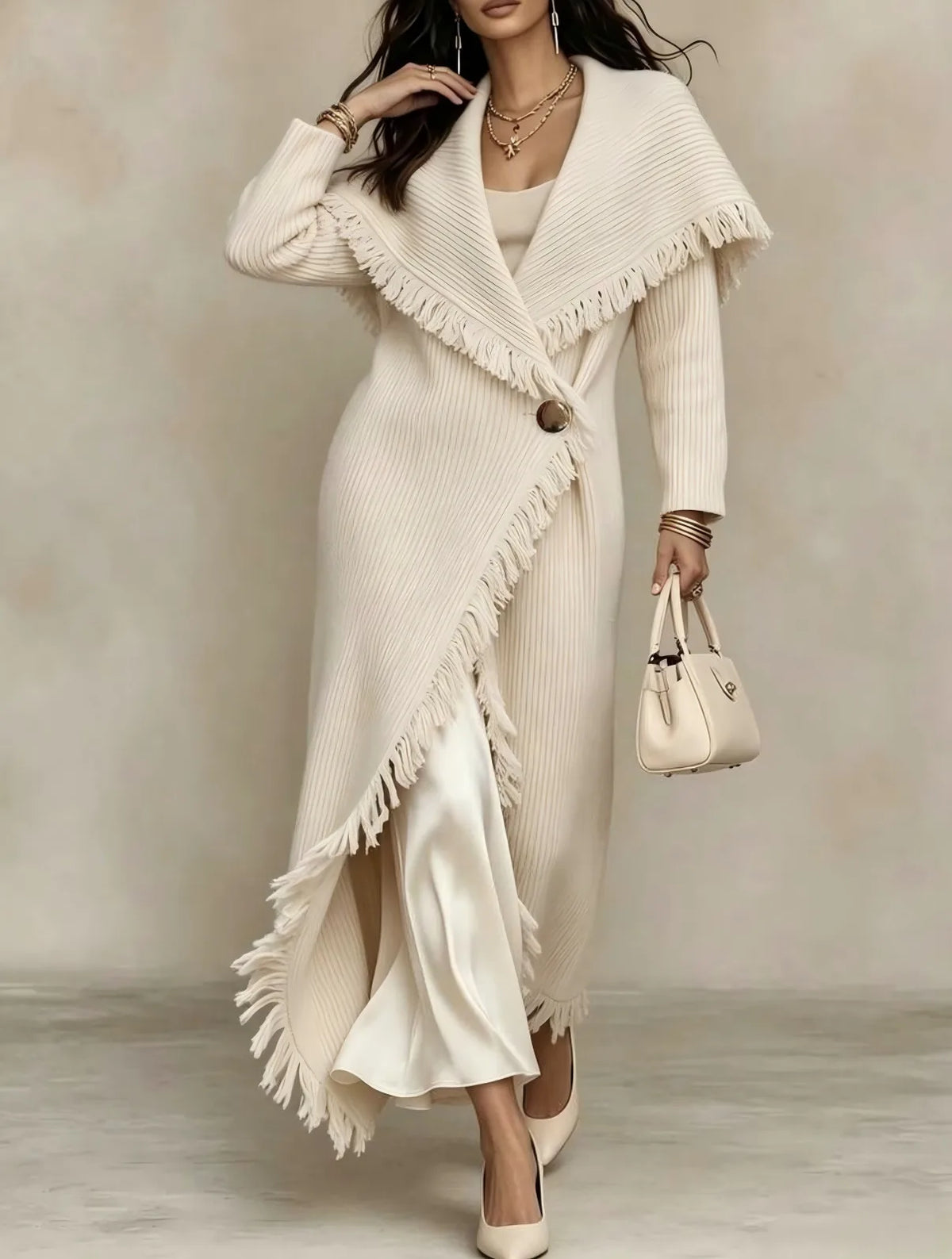 Women's Samara | Women's Long Knitted Cardigan Coat