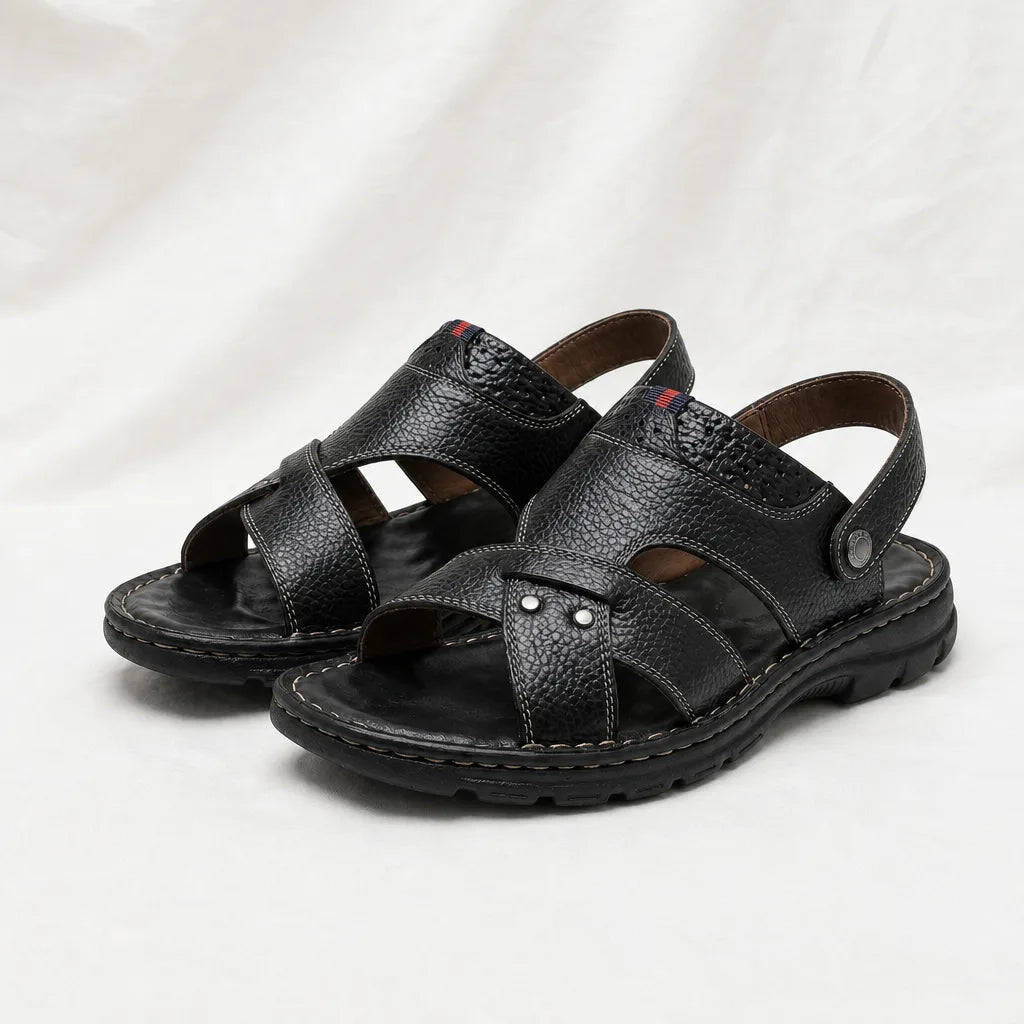 Sebastian Platform Sandals - Color:Black;Size:38