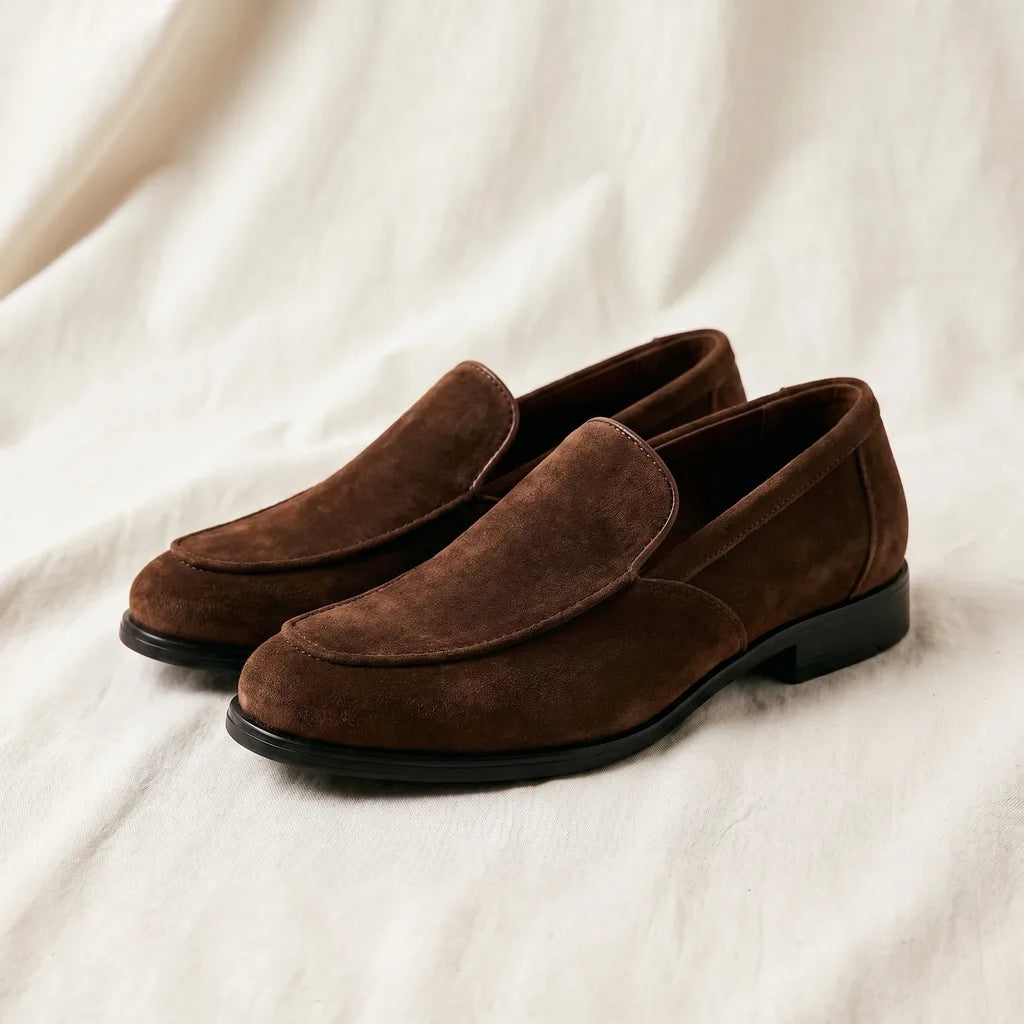 Sebastian Slip On Loafers - Color:Brown;Size:39