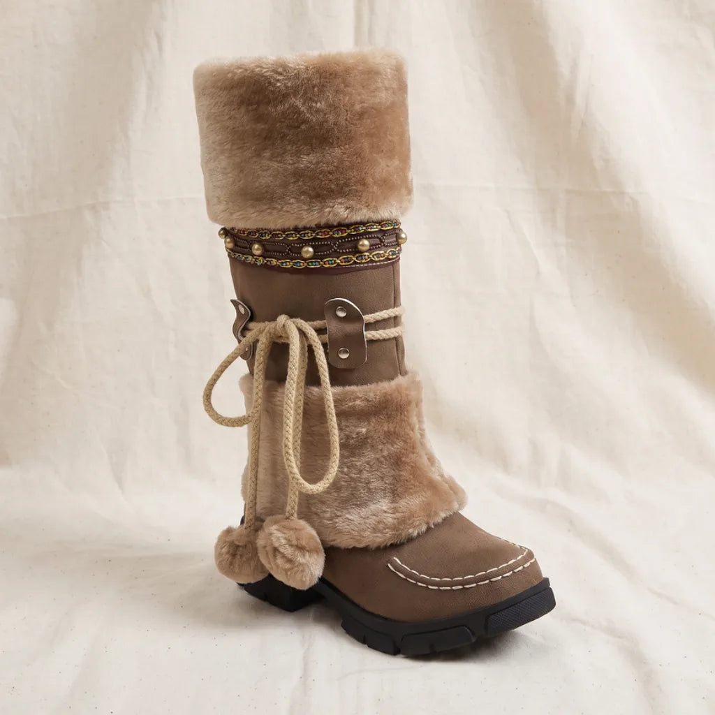 Women's Ivy Pom Pom Tall Boots